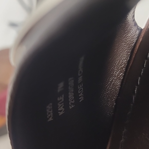 Coach Womens Kayle Patchwork Platform Sandals - Brown, Green, Burgundy Sz 7M - Picture 9 of 11